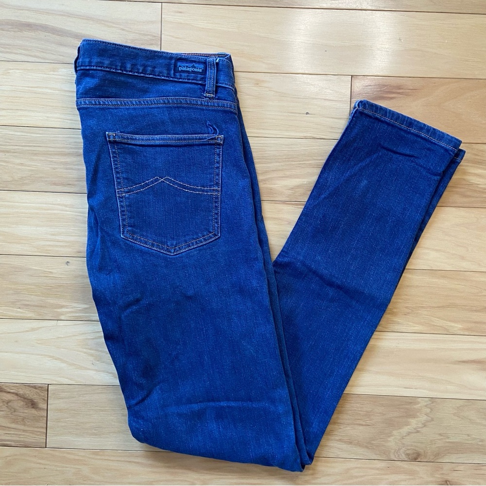 Patagonia Slim Fit Jeans Womens Sz 30/10 Reg Organic Cotton Skinny Stretch Denim